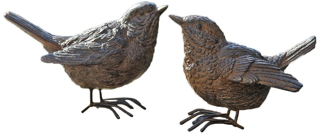 Ozdoba ogrodowa, ptaki, wróble, 7,5x10x4 cm