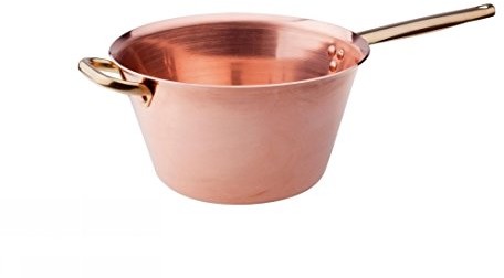 Pentole Agnelli miedź garnków, z uchwytem z mosiądzu rur stalowych, miedź, 24 cm Pentole Agnelli_ALCU16524