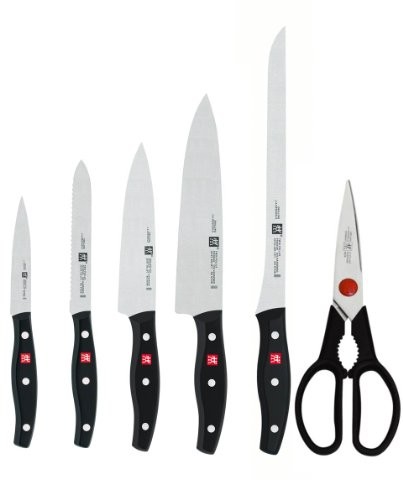 Zwilling Twin Pollux ZWILLING Pollux bliźnięta  zestaw 5 nożyce do domestiques nóż uniwersalny, kolor czarny 30752-006