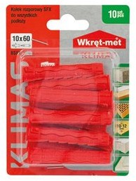 WKRĘT-MET Koszulka kołka uniwersalnego SFX do wszystkich podłoży 10x60