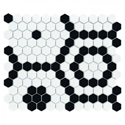 Dunin Mozaika Dunin Hexagonic Mini Hexagon B&W Bee