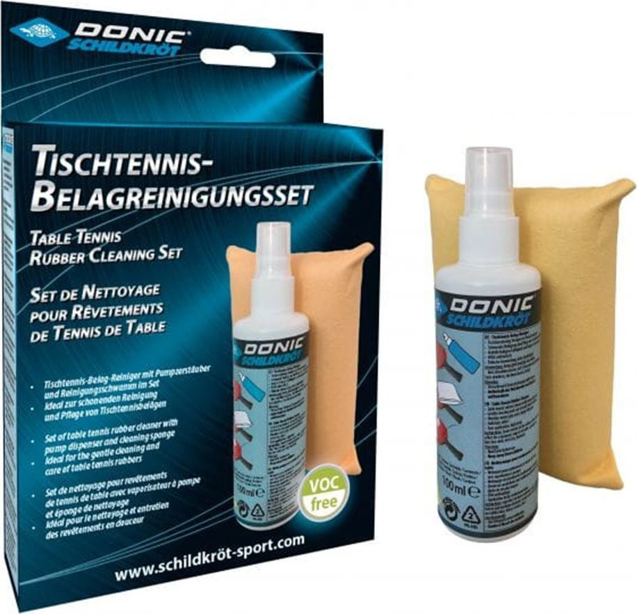 Donic Zestaw do czysczenia rakietki Cleaning Set 828529 828529