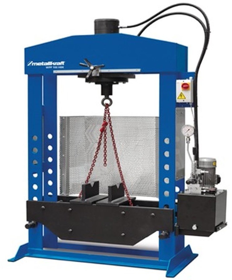 Metallkraft 322 DOSTAWA GRATIS! 32269385 Warsztatowa prasa hydrauliczna WPP 100 HBK D 1500 moc 100 T silnik 1,5kW 400V) 69385-uniw