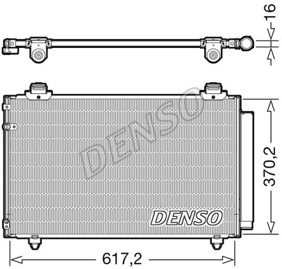 DENSO Skraplacz, klimatyzacja DCN50112 DCN50112