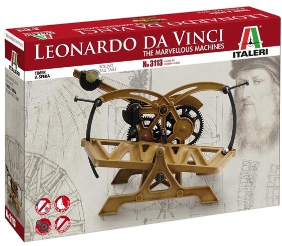 Italeri Maszyny Leonardo da Vinci - Zegar Kulowy 3113