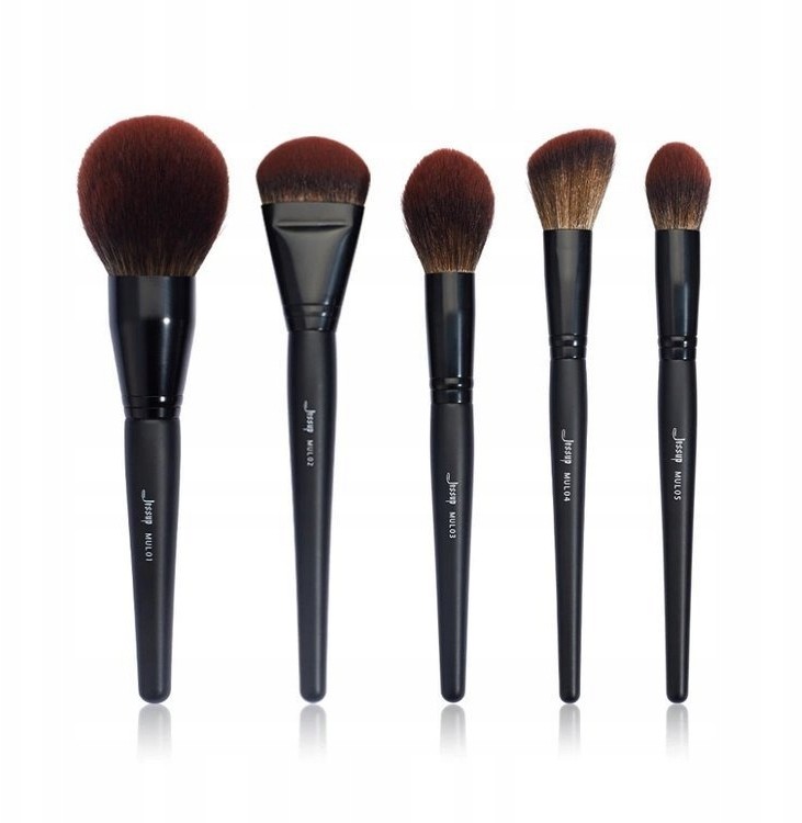 Jessup Zestaw 5 pędzli T273 Black Face Collection