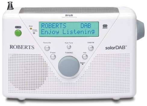Roberts Radio Roberts Solar 2 DAB/FM radio z zestawem akumulatorów kolor biały SOLARDAB2W