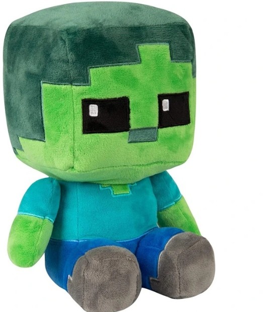 Minecraft Zombie Pluszak Maskotka Figurka Steve