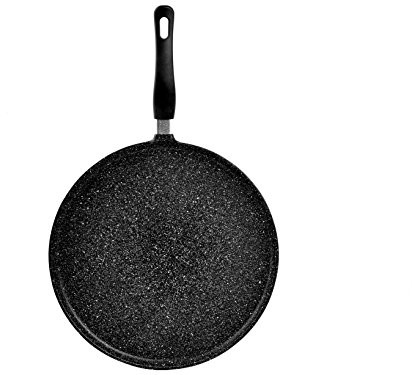 Home crp patelnia nieprzywierająca, z uchwytem z bakelitu, aluminium, czarna, 32 cm 8003512674235