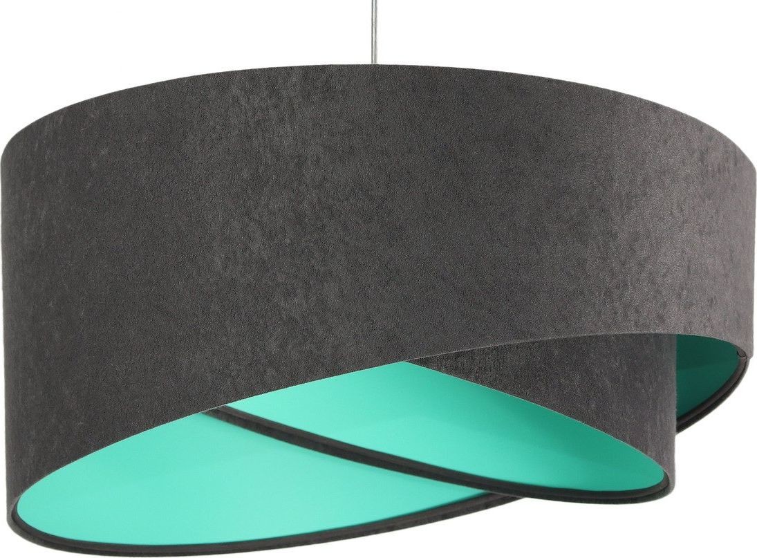 Koncept BPS Lampa wisząca BPS Lampa wisząca GEMSTONE GRAY grafitowa/miętowa