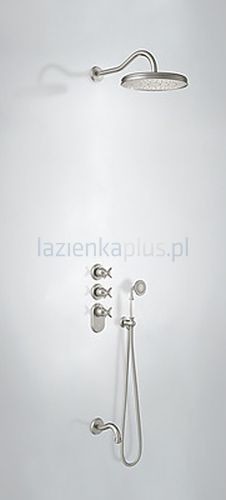 Zdjęcia - Zestaw prysznicowy Tres 24235301AC Zestaw natryskowy z baterią termostatyczną podtynkową z re 