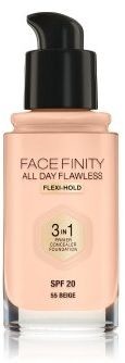 Max Factor Facefinity All Day Flawless podkład w płynie 30 ml Nr. 55 - Beige