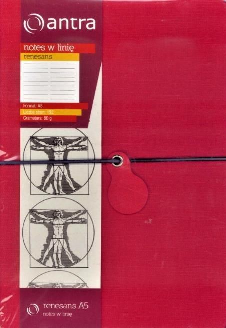 ANTRA ANTRA Notes A5 Linia Renesans 244320