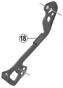 Shimano enleit blaszana Kettlebell wewnętrzne RD-Typ M9000 enleit blaszana Wewnętrzny Kettlebell SGS-RD-M9000 nr art. Y-5pv10100 Y5PV10100