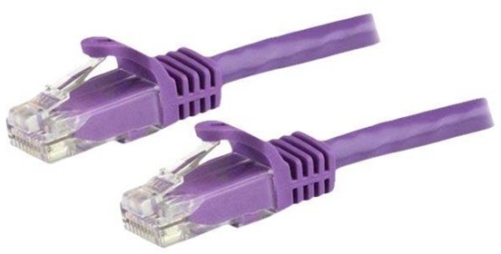 StarTech com 5m Purple Cat6 / Cat 6 Snagless Ethernet Patch Cable 5 m - patch cable - 5 m - purple N6PATC5MPL