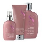 Alfaparf Semi Di Lino Moisture zestaw kosmetyków nawilżających 250ml + 200ml + 125ml