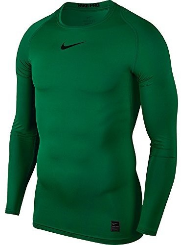 Nike Pro TOP Crew LS kompresji Shirt męski, zielony, xxl 838077-302