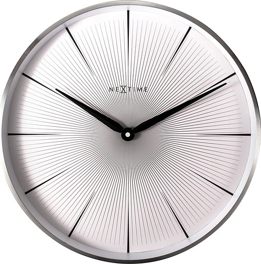 NeXtime Zegar ścienny 2 Seconds biały