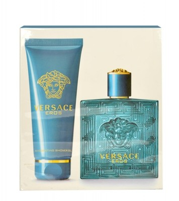 Versace Versace Eros zestaw Woda toaletowa 100ml + żel pod prysznic 100 ml dla mężczyzn 44448