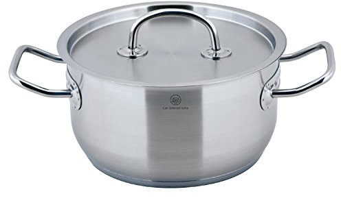 CARL SCHMIDT SOHN CS Kochsysteme 043179 naczynia do gotowania, ze stali nierdzewnej, średnica 20 cm, srebrna, 20 x 20,3 x 17,39 cm 043179