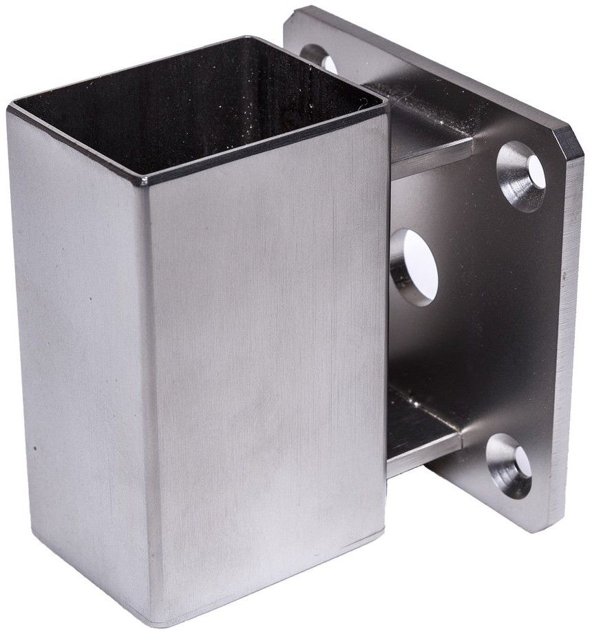 Kornik Mocowanie Słupka 37x47 pionowe INOX