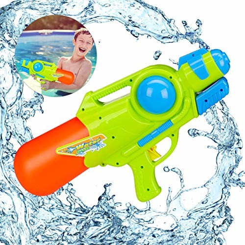 Relaxdays Relaxdays Pistolet na wodę, zbiornik na wodę 1 l, zasięg 5 m, do pompowania, dla dzieci i dorosłych, pistolet natryskowy, kolorowy 10025443