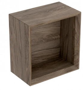 GEBERIT GEBERIT 502.321.JR.1 Szafka iCon kwadratowa 22,5 cm x 23,3 cm x 13,2 cm Orzech włoski hickory Melamina struktura drewna