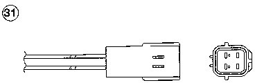 NGK Sonda lambda 0019