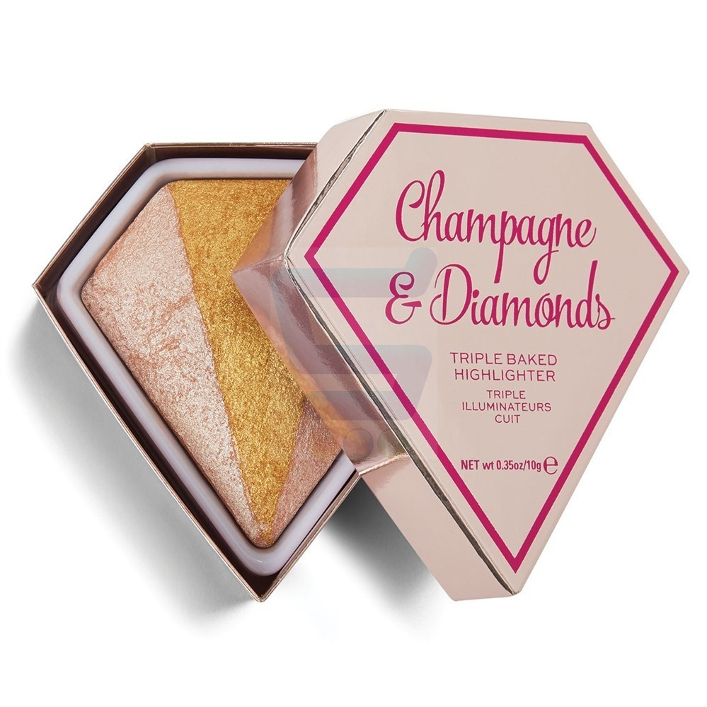 I Heart Makeup Diamond Rozświetlacz do twarzy Diamond Champagne & Diamonds 1 szt.