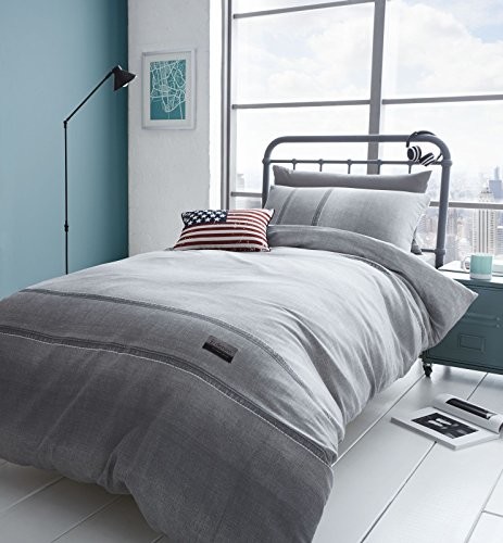 Catherine Lansfield Denim zestaw pościeli BD/33750/W/KQS/GY