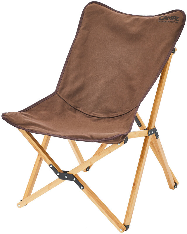 CAMPZ CAMPZ Bamboo Folding Chair, brązowy  2022 Krzesła składane YHW9027-B