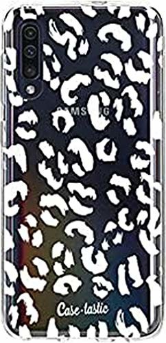 Samsung Casetastic Galaxy A50 (2019) etui na telefon komórkowy, cienkie etui TPU. Amortyzujące uderzenia i odporne na zarysowania etui do Galaxy A50 (2019) - Leopard Print White - CASETASTIC 94279