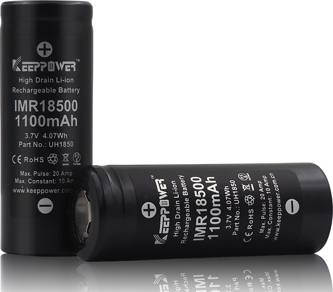 KP IMR18500 1100mAh Li-ION