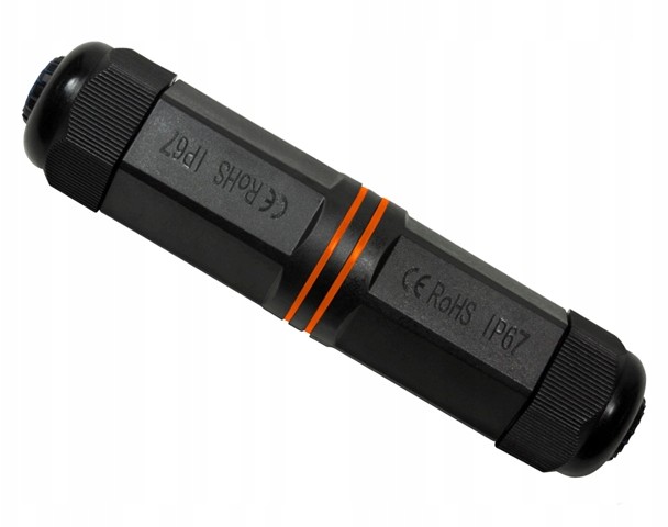 Łącznik hermetyczny IP67 RJ45 gn-gn kat.6A ekran