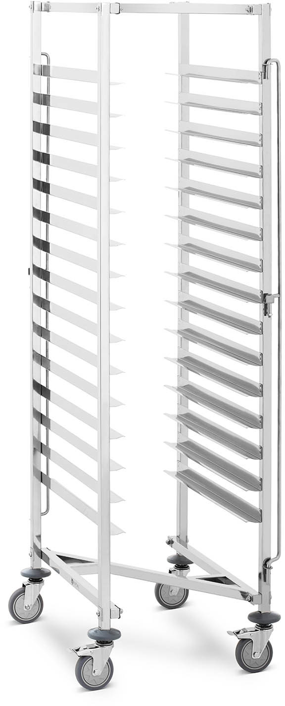Royal Catering Wózek piekarniczy - 150 kg - 15 półek - 600 x 400 mm - RCTW-15Z RCTW-15Z