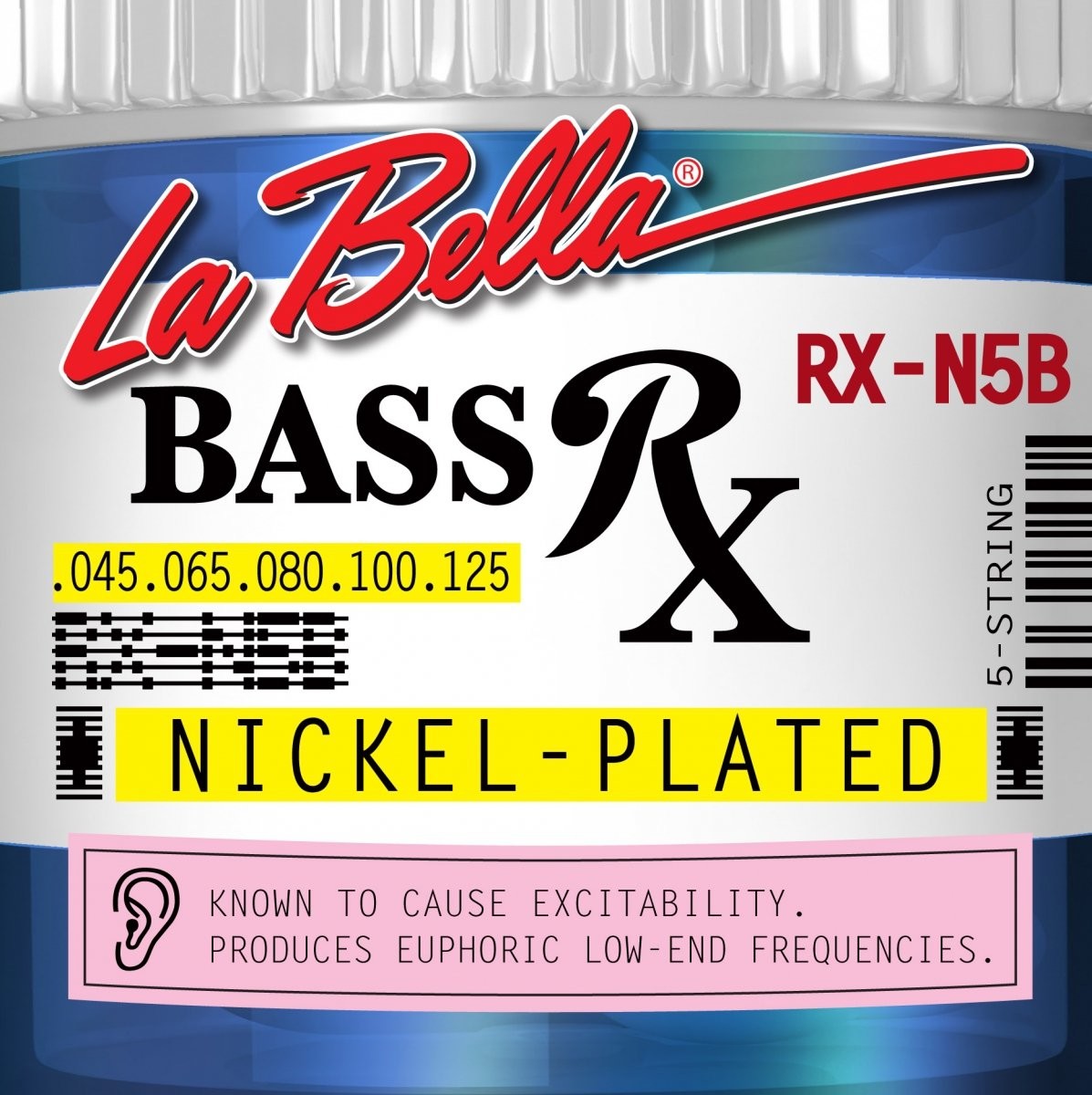 LaBella RX-N5B 45-125 niklowe struny do basu 5 strunowego