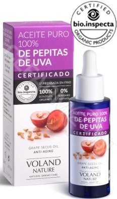 LUXANA Voland Nature czysty olejek z pestek winogron 100% certyfikowany 30 ml