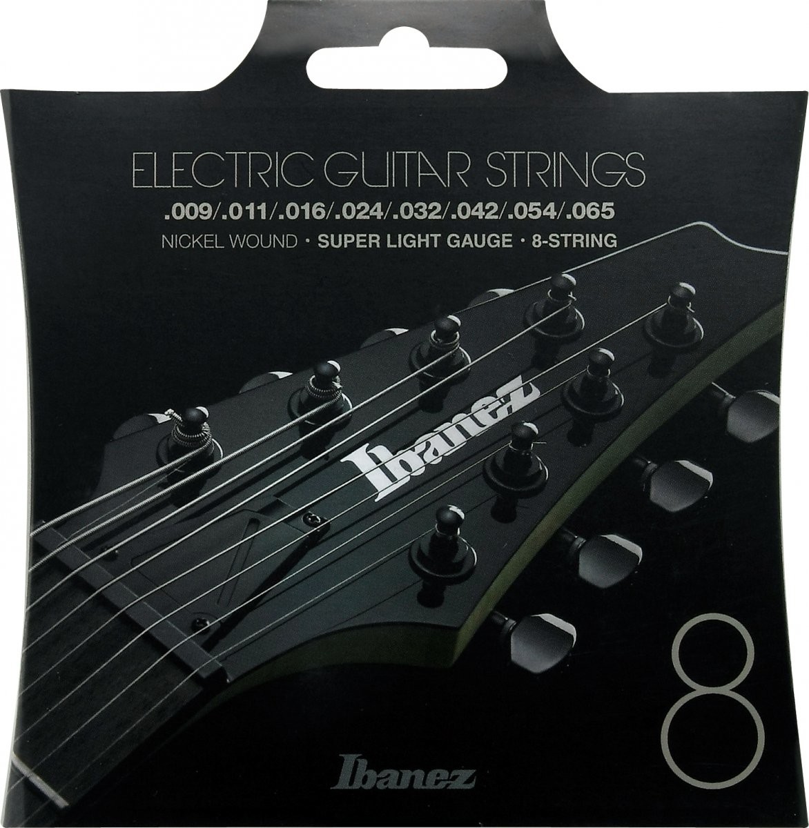 Ibanez iegs81 gitara elektryczna komplet strun (Nickel Wound, 8-String, 010  074 IEGS8