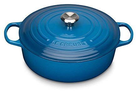 Le Creuset Signature żeliwny garnek do potraw gourmet, odporny na zadrapania 21179302002430