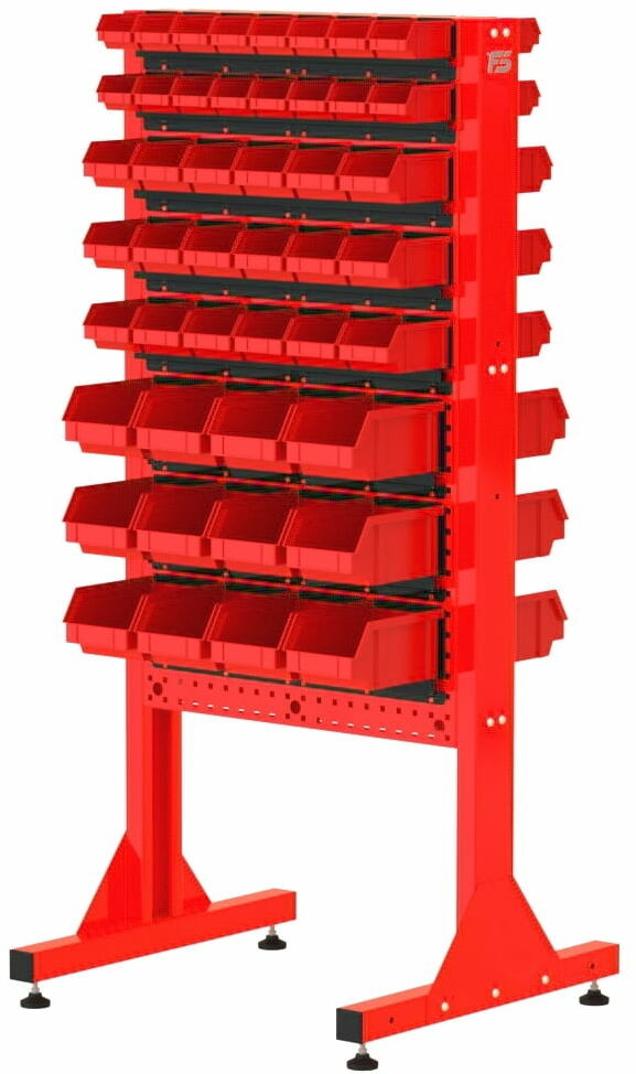 Fastservice ST 70-24-P123 Stojak Narzędziowy w zestawie z listwami oraz pojemnikami ST 70-24-P123