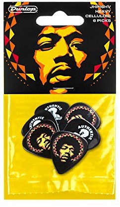 Dunlop Jim JIMI HENDRIX AURA MANDALA zestaw 6 sztuk JHP16HV