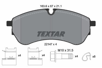 TEXTAR (TMD Friction Services GmbH) (TMD Friction Services GmbH) 2214701 2214701