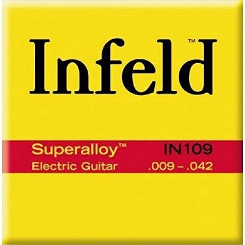 Thomastik Infeld struny do gitary elektrycznej zestaw okrągłych nawinięć superstop IN109 światło .009-.042 677070