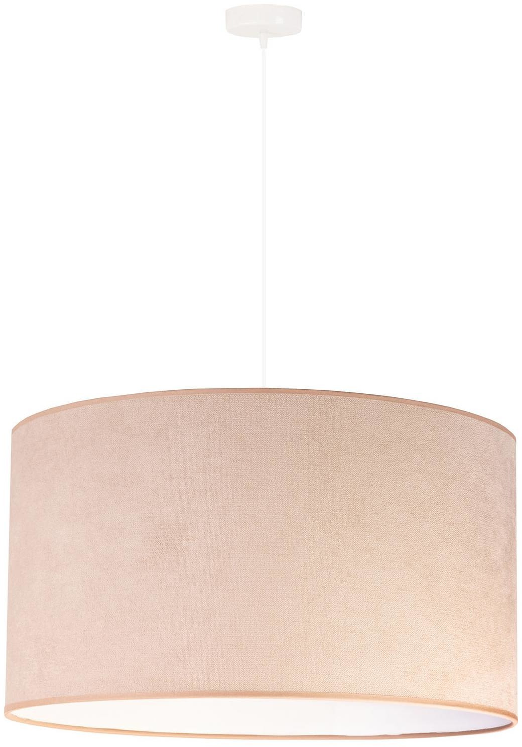 Euluna Lampa wisząca Bristol, tkany wzór, beż