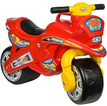 Enero Motorek Biegowy Jeździk Speed Enero 68x29x49/32cm Żółto Czerwony 5902431014081