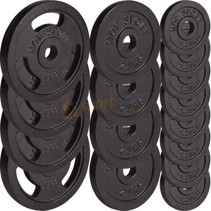 Hop-Sport Zestaw obciążeń żeliwnych 40kg 12h 40kg