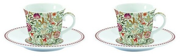 Nuova R2S Zestaw 2 szt filiżanek espresso z talerzykami 1107 WILN