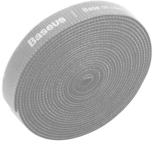 Baseus Baseus Circle Velcro Straps | Organizer rzep taśma opaska do kabli 3m | szary
