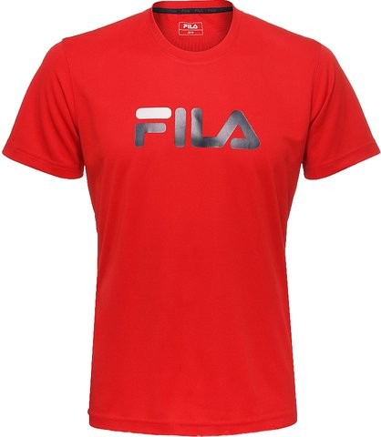 Fila Koszulka tenisowa T-Shirt Logo - red FLM131020-500