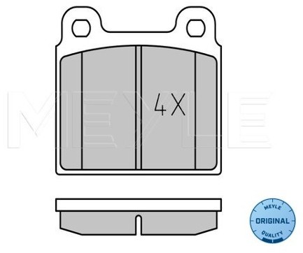 Wulf Gaertner Autoparts Zestaw klocków hamulcowych, hamulce tarczowe Wulf Gaertner Autoparts 025 200 1115